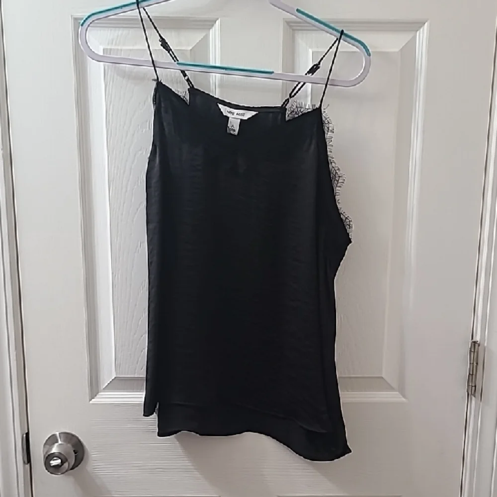 Nine West Black Cami with Lace Detail - Picture 1 of 3